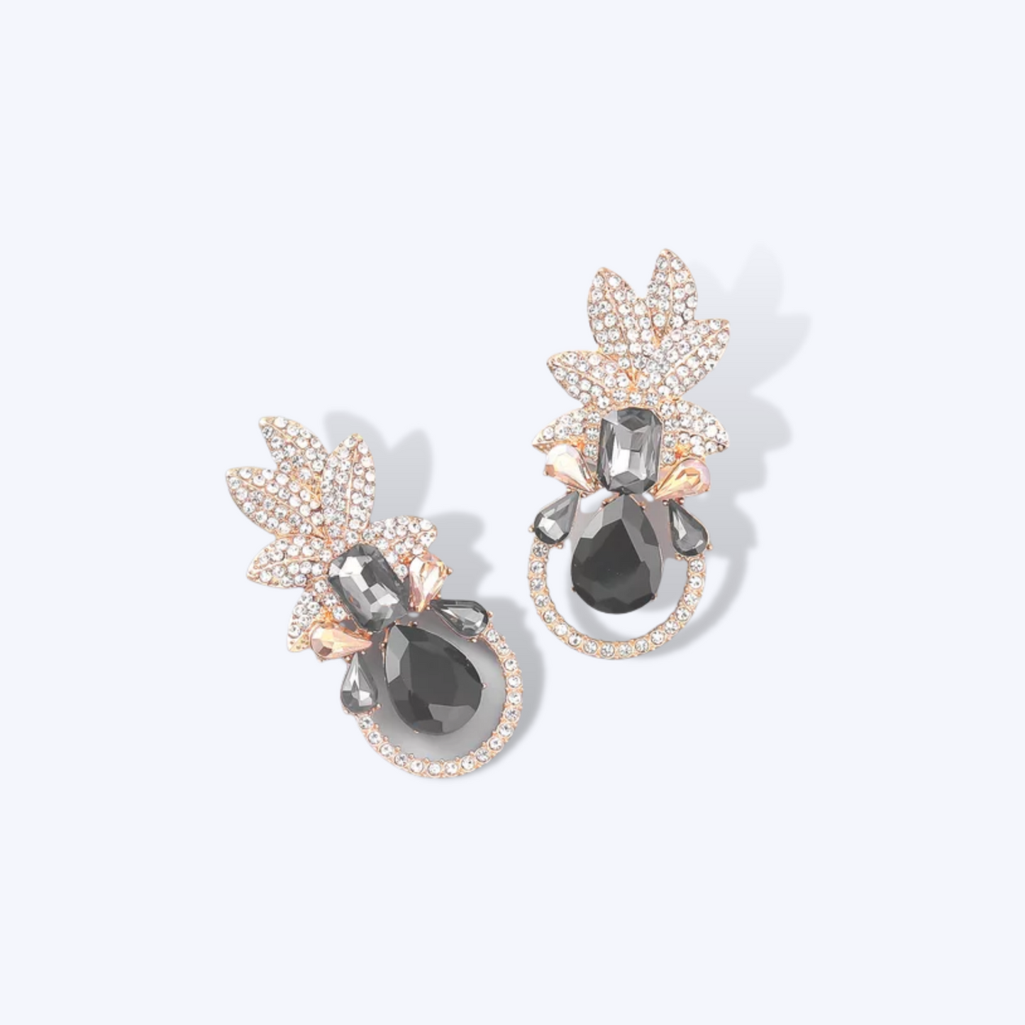 Water Drop Statement Earrings